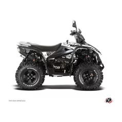   Karosszéria védő dekor matrica készlet Quad TGB Predator Fehér Széria