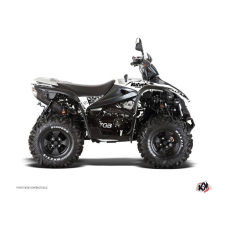 Karosszéria védő dekor matrica készlet Quad TGB Predator Fehér Széria