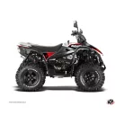 Karosszéria védő dekor matrica készlet Quad TGB Predator Piros/Fekete Széria