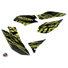   Karosszéria védő dekor matrica készlet Quad TGB Eraser Neon Szürke Széria