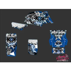   Karosszéria védő dekor matrica készlet Quad YAMAHA Demon Kék Széria