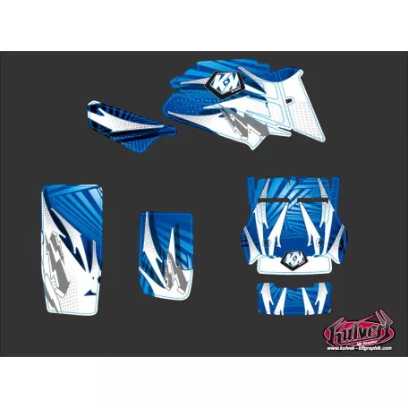 Karosszéria védő dekor matrica készlet Quad YAMAHA Graff Kék Széria