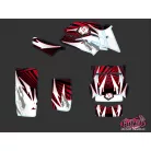 Karosszéria védő dekor matrica készlet Quad YAMAHA Graff Piros Széria