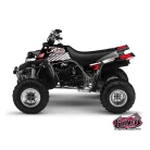 Karosszéria védő dekor matrica készlet Quad YAMAHA Factory Piros Széria