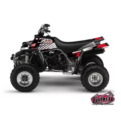   Karosszéria védő dekor matrica készlet Quad YAMAHA Factory Piros Széria
