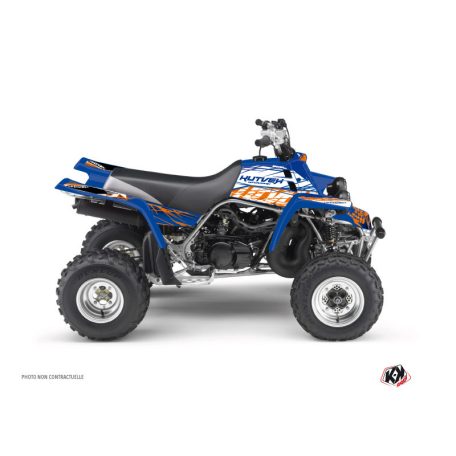 Karosszéria védő dekor matrica készlet Quad YAMAHA Eraser Kék/Narancs Széria