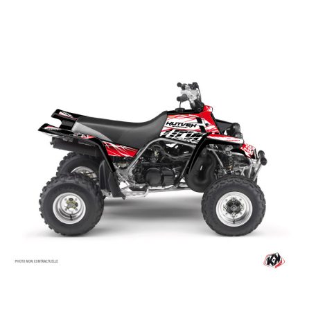 Karosszéria védő dekor matrica készlet Quad YAMAHA Eraser Piros/Fehér Széria
