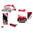 Karosszéria védő dekor matrica készlet Quad YAMAHA Eraser Piros/Fehér Széria