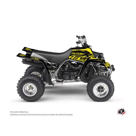 Karosszéria védő dekor matrica készlet Quad YAMAHA Eraser fluo Sárga Széria