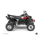 Karosszéria védő dekor matrica készlet Quad YAMAHA Stage Fekete/Piros Széria
