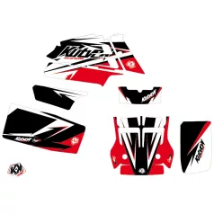   Karosszéria védő dekor matrica készlet Quad YAMAHA Stage Fekete/Piros Széria