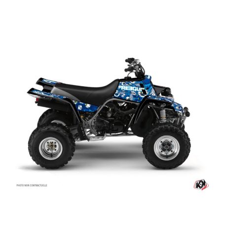 Karosszéria védő dekor matrica készlet Quad YAMAHA Freegun eyed Kék Széria