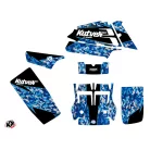 Karosszéria védő dekor matrica készlet Quad YAMAHA Predator Kék Széria