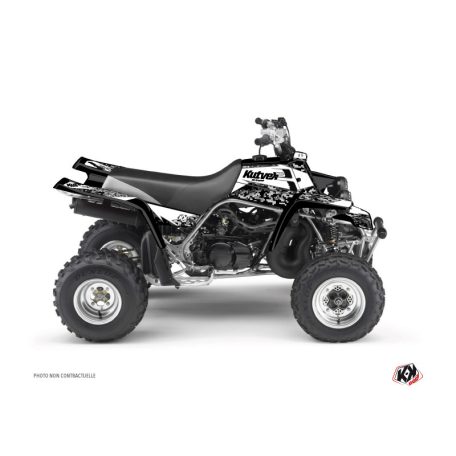 Karosszéria védő dekor matrica készlet Quad YAMAHA Predator Fehér Széria