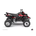 Karosszéria védő dekor matrica készlet Quad YAMAHA Predator Piros Széria