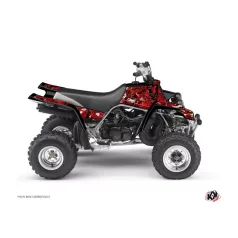   Karosszéria védő dekor matrica készlet Quad YAMAHA Camo Piros Széria