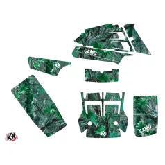   Karosszéria védő dekor matrica készlet Quad YAMAHA Camo Zöld Széria