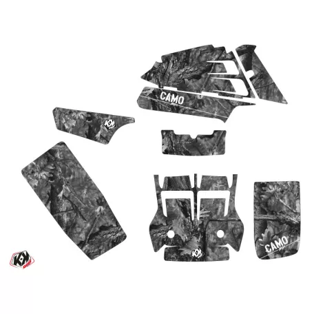 Karosszéria védő dekor matrica készlet Quad YAMAHA Camo Szürke Széria