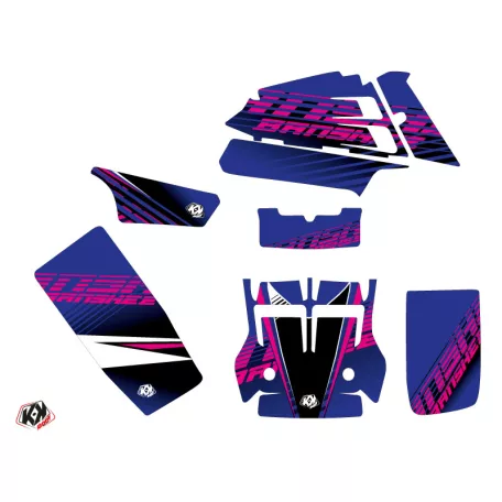 Karosszéria védő dekor matrica készlet Quad YAMAHA Flow Rose Széria
