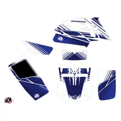   Karosszéria védő dekor matrica készlet Quad YAMAHA Stripe Kék/Nuit Széria
