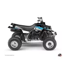 Karosszéria védő dekor matrica készlet Quad YAMAHA Stripe Fekete Széria