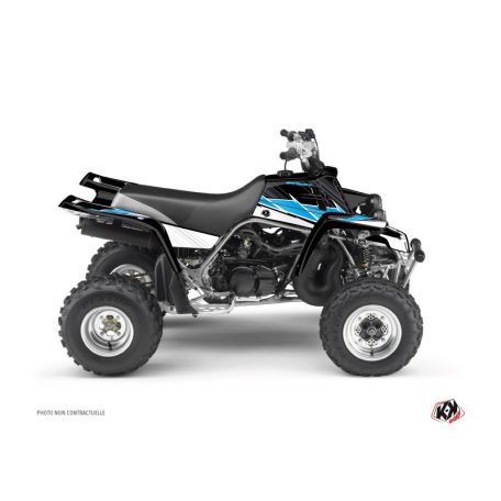 Karosszéria védő dekor matrica készlet Quad YAMAHA Stripe Fekete Széria