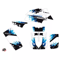   Karosszéria védő dekor matrica készlet Quad YAMAHA Hangtown Kék Széria