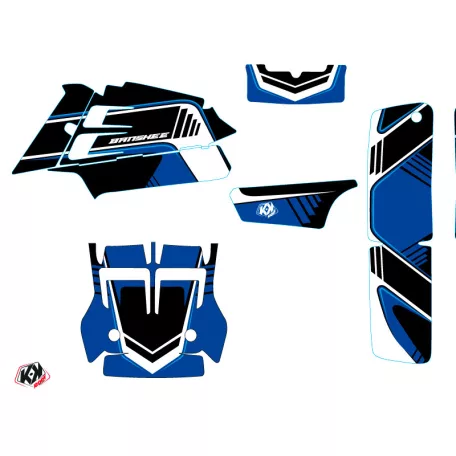 Karosszéria védő dekor matrica készlet Quad YAMAHA Corporate Kék Széria