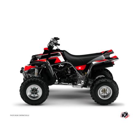 Karosszéria védő dekor matrica készlet Quad YAMAHA Corporate Fekete Széria