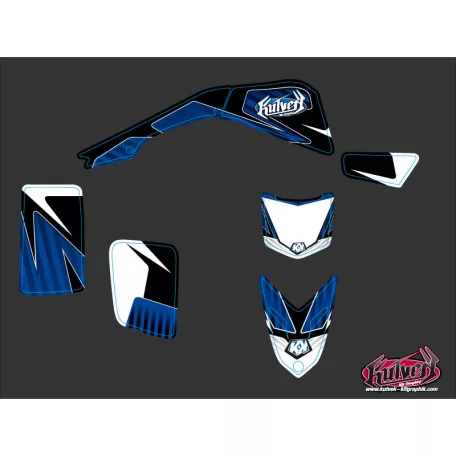 Karosszéria védő dekor matrica készlet Quad YAMAHA Factory Kék Széria