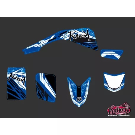 Karosszéria védő dekor matrica készlet Quad YAMAHA Spirit Kék Széria