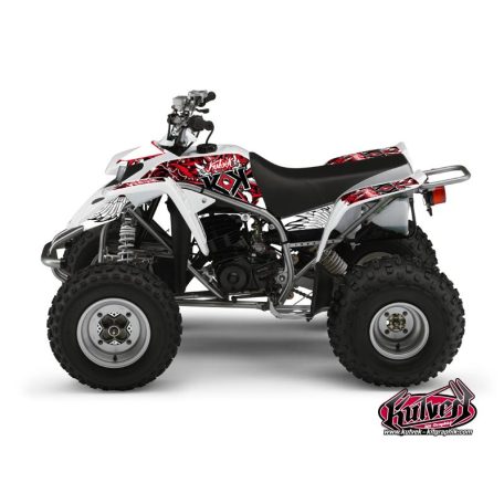 Karosszéria védő dekor matrica készlet Quad YAMAHA Demon Piros Széria