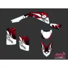 Karosszéria védő dekor matrica készlet Quad YAMAHA Graff Piros Széria