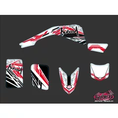   Karosszéria védő dekor matrica készlet Quad YAMAHA Spirit Piros Széria