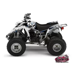   Karosszéria védő dekor matrica készlet Quad YAMAHA Trash Fekete/Kék Széria