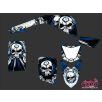   Karosszéria védő dekor matrica készlet Quad YAMAHA Trash Fekete/Kék Széria