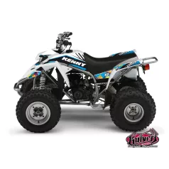   Karosszéria védő dekor matrica készlet Quad YAMAHA Kenny Kék Széria