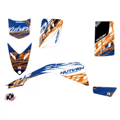   Karosszéria védő dekor matrica készlet Quad YAMAHA Eraser Kék/Narancs Széria