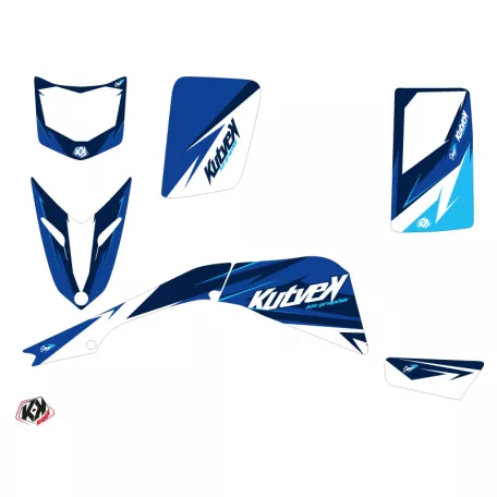 Karosszéria védő dekor matrica készlet Quad YAMAHA Stage Kék Széria