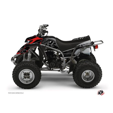 Karosszéria védő dekor matrica készlet Quad YAMAHA Zombies dark Fekete Széria