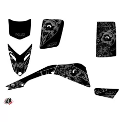   Karosszéria védő dekor matrica készlet Quad YAMAHA Zombies dark Fekete Széria