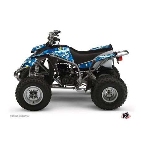 Karosszéria védő dekor matrica készlet Quad YAMAHA Freegun eyed Kék Széria