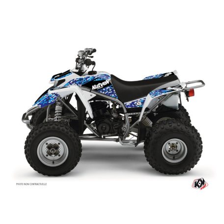 Karosszéria védő dekor matrica készlet Quad YAMAHA Predator Kék Széria