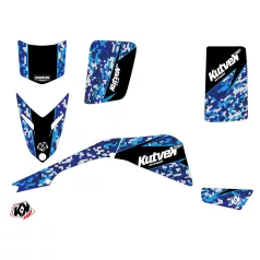   Karosszéria védő dekor matrica készlet Quad YAMAHA Predator Kék Széria