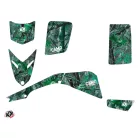 Karosszéria védő dekor matrica készlet Quad YAMAHA Camo Zöld Széria
