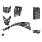 Karosszéria védő dekor matrica készlet Quad YAMAHA Camo Szürke Széria