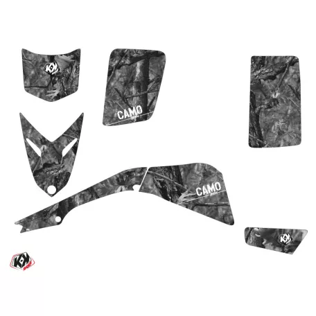 Karosszéria védő dekor matrica készlet Quad YAMAHA Camo Szürke Széria