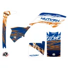 Karosszéria védő dekor matrica készlet Quad YAMAHA Eraser Kék/Narancs Széria