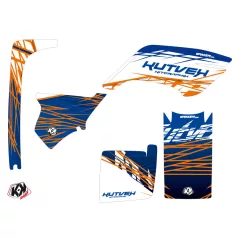   Karosszéria védő dekor matrica készlet Quad YAMAHA Eraser Kék/Narancs Széria