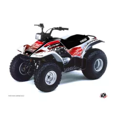   Karosszéria védő dekor matrica készlet Quad YAMAHA Eraser Piros/Fehér Széria